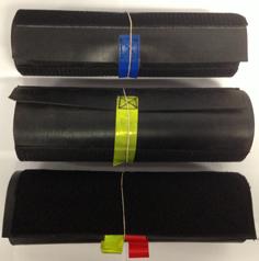 Vent Bands Cable Straps VENT BANDS Underground approved FRAS rubber vent bands for underground ventilation systems. Available in both round and oval bands.