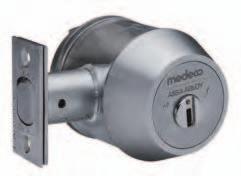 28 Medeco 3 CLIQ Deadbolts In addition to the physical security of the Maxum deadbolt, the Medeco 3 CLIQ cylinder provides an audit trail, the ability to schedule user access rights and the freedom