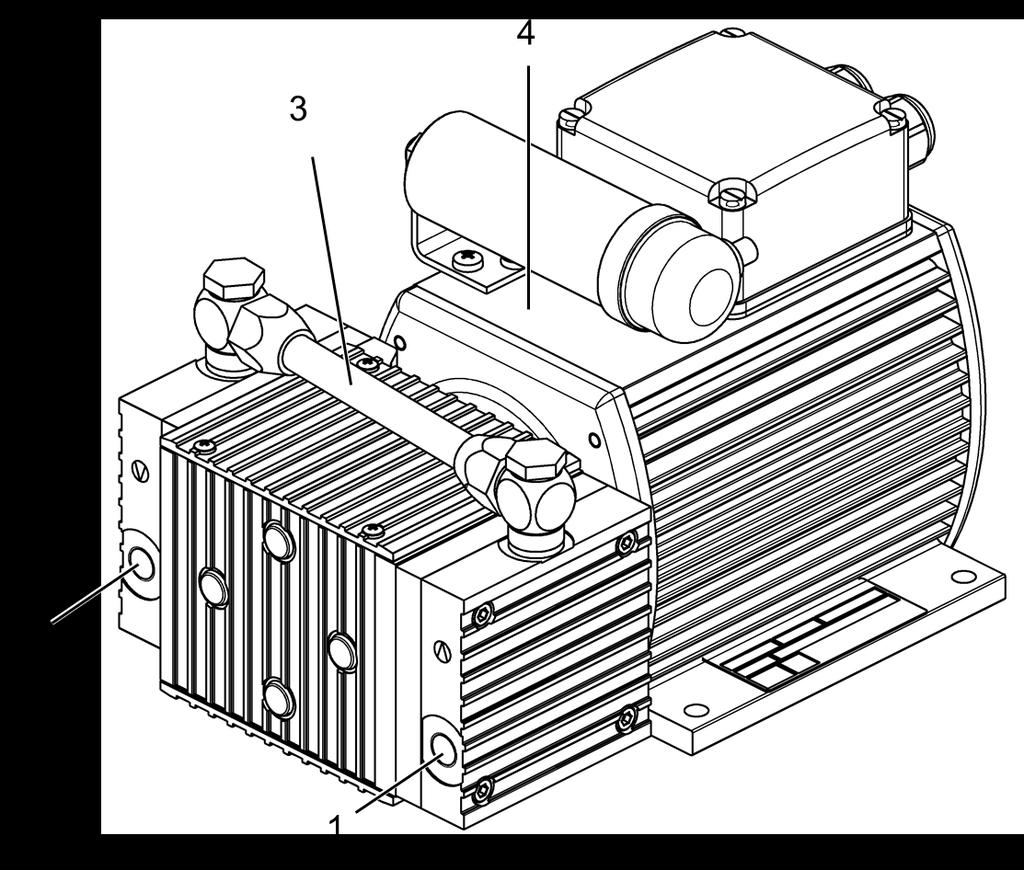 Diaphragm Vacuum Pumps N 813 Assembly and function 5. Assembly and function Assembly of N 813.