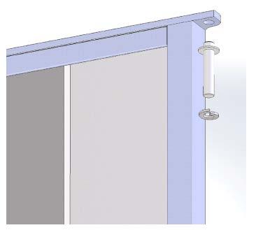 (See Figure 5) NOTE: Prior to step 6, if needed, apply a bead of silicone around the perimeter of the wall mount bracket to prevent gaps between wall and mirror where price tags can be hidden. 6. Position mirror face assembly over the wall mount bracket and secure to the wall mount bracket using the four screws that were removed in step 1.