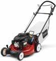 RECYCLE-ON-DEMAND Just a simple move of a lever changes the mower from grass collection to
