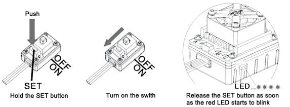 On sensorless brushless systems the motor will change operating direction when any two of the motor wires are swapped.