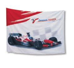 Racing logo and Toyota F1 car print Fabric: 100%