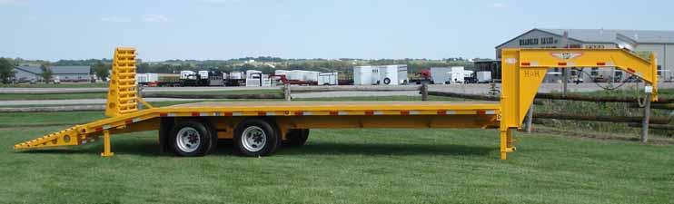 3 channel steel crossmembers full weld conjoined to frame on 16 centers. Semi-trailer style crossmembers give you the ultimate trailer.