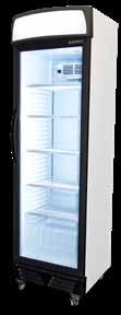 Upright Display Chillers mm (w) 640mm (d) 640mm (d) Lightbox 194mm (h) 2100mm (h) GM0374L LED ECO Flat Glass Door 372L LED Display Chiller 3736036 372L 85kg Width 505 Depth 640 462 Height 2070 1555