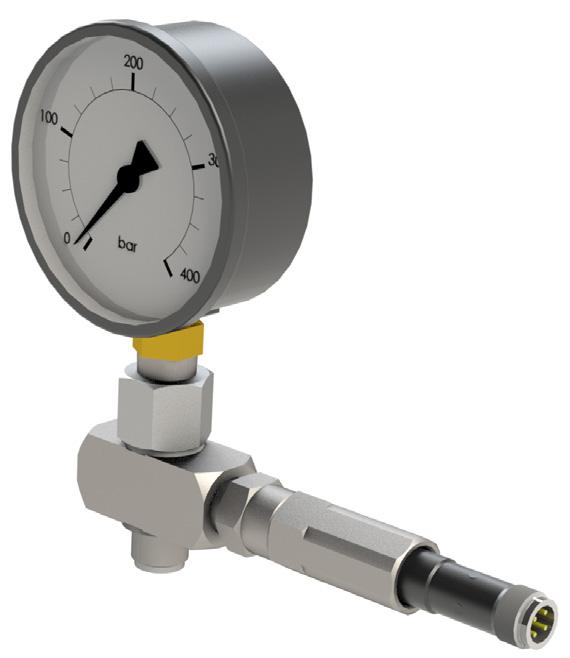 Accessories Adjustable flow rate pumping element Three-way joint with pressure gauge A70.