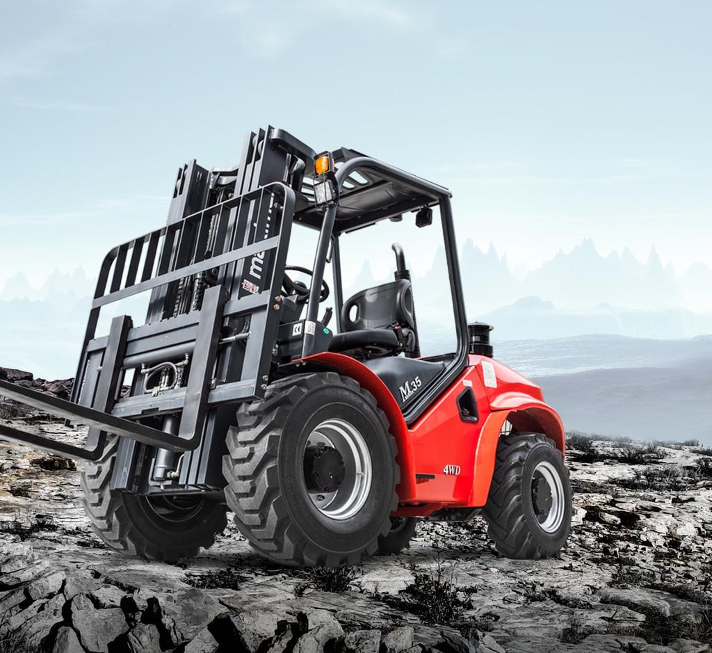 Built for rough terrain Maximal Rough Terrain Forklift 1.8-5.