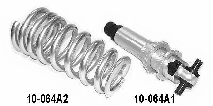 Includes adapter to use in stock A arm 10-064A1 Aluminum Coilovers no spring [Heidts] pr. 484.00 C 10-064A2 Springs, smallblock silver powder coat [Heidts] pr. 116.