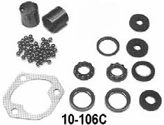 10 Steering Box Overhaul Kit Includes all gaskets, seals, bushings, bearings, etc. 10-106C 96.00 R 10-287A2 LOCK NUT, large, bottom of box Available Used Only Call.
