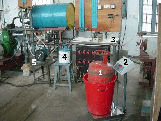 1. LPG Cylinder With Water Bath 2. Digital Platform Type Weighing Machine 3.