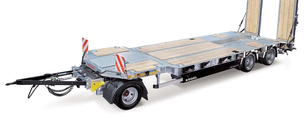 Ideal load securing with standard lashing rings as well as lashing pockets in the outer frame Wheel cut-outs above the rear wheels loading