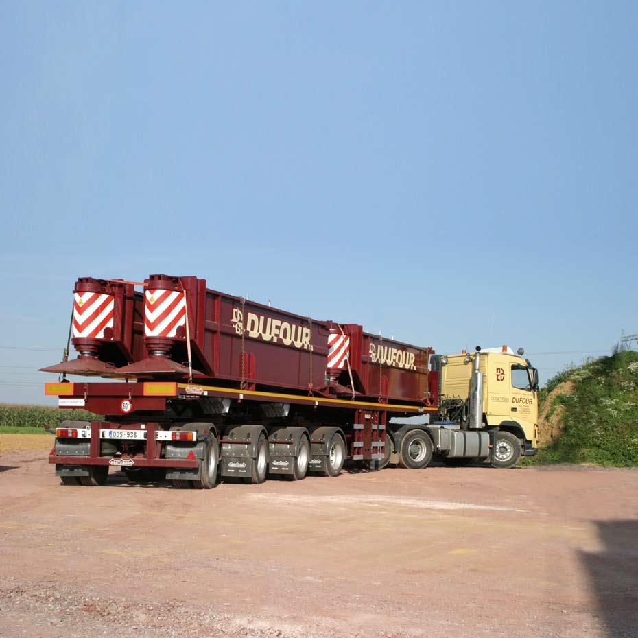 Nooteboom For the transport of crane ballast and
