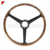 5 cm)" OEM Wood Moto-Lita stering wheel for Aston Martin DB2, DB3, DB4, DB5, and... 16" (40.