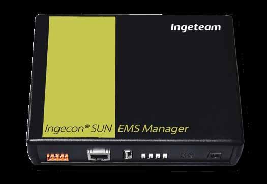 The most efficient energy management solution for self-consumption This innovative energy management solution developed by Ingeteam Power Technology, for the domestic, commercial and industrial