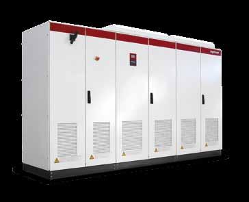 X Series Indoor / Outdoor Central inverters with a Master-Slave configuration and integrated DCAC cabinet DC and AC supplies in the same cabinet The input and output lines are integrated into the