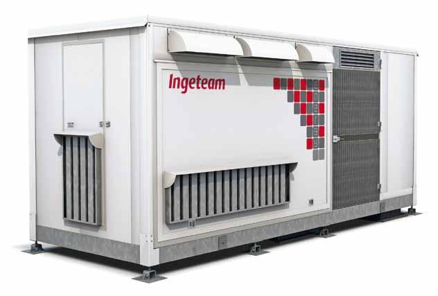 SHE 22 From 760 to 3280 kva The complete turnkey solution, customized & fully equipped up to 4 MWp, 22 ft. shelter with Forced Air cooling system The very latest technological development by Ingeteam.