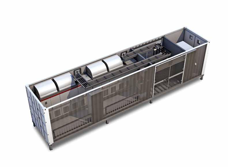 Solution up to 3275 kva (2 PV inverters) Anti-corrosion treatment for maximum durability Air intake sand-trap grids MV transformer compartment with protective metal grids