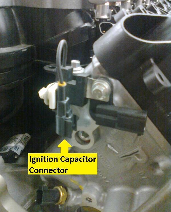 installed on the engine. If they are missing or the engine you purchased did not include the capacitors, they can be purchased at any Ford dealer or from various on-line suppliers.