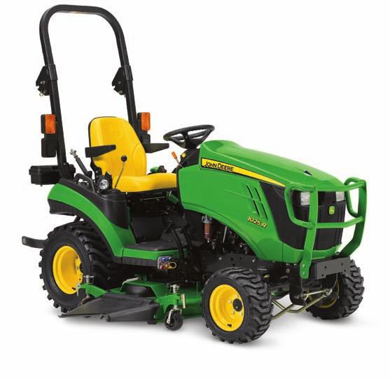 Not only are they buying a John Deere, they re buying my y craftsmanship. D E B We run stronger, smarter and more versatile... just what you asked for in a sub-compact tractor. Customers spoke.