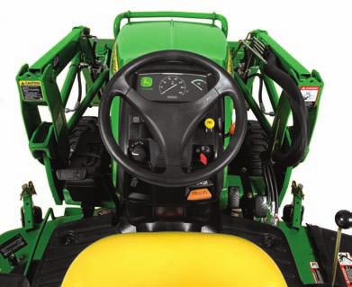 1 Family 1025R The 1025R features standard cruise control, allowing you to maintain constant speed with the pull of a lever.