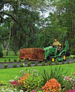 no time. Plus with John Deere Quik Park loaders, you re up and running in no time. C.