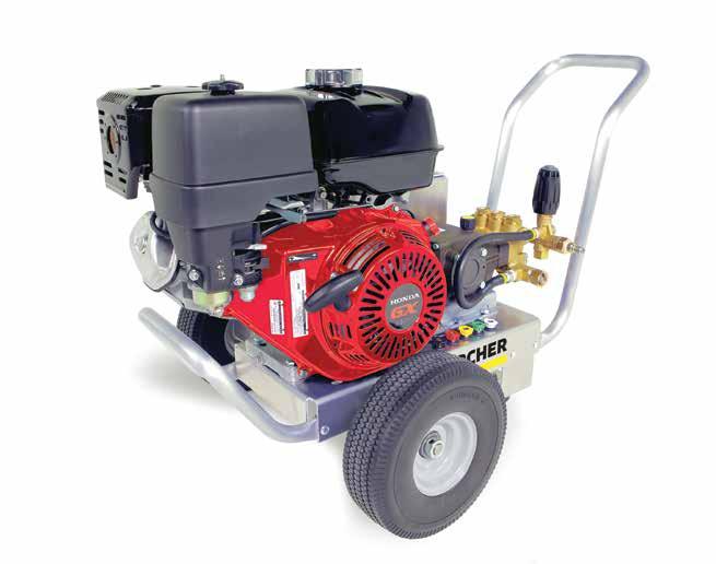 NORTH AMERICAN ENGINEERED > COLD WATER > ELECTRIC / GAS POWERED HD SERIES GAS Easily converts from cart to skid.