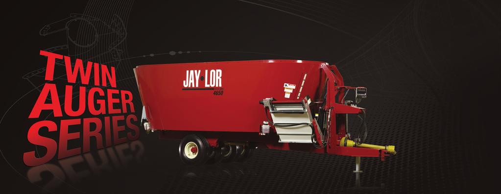 For large herd operations, Jaylor s twin auger vertical feed mixers are industry leaders.