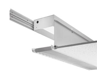 Type: Project: Wall/Slot -II 85N Recessed Perimeter Specifications 10 1/2 (267 ± 19) 9" (229) baffle shown in flush F/position 3 5/8" (92) FIXTURE SUPPORT RAIL.