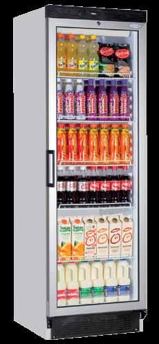 SINGLE UPRIGHT CHILLER Glass Door Upright Chiller - Single Door High quality, reliable single glass door chiller ideal for soft drinks, alcohol, chilled snacks and dairy products.