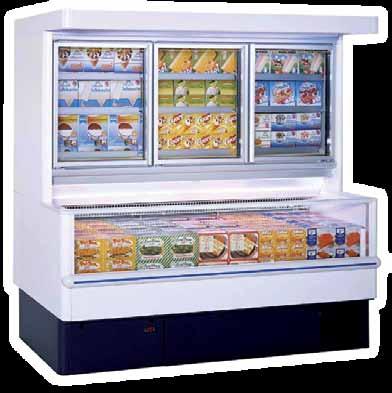 SYMPHONY Wall & Well Freezer Wall-site combi freezer for the display and preservation of frozen product.