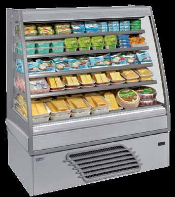 OPERA SV Semi Vertical Multi Deck Chiller Semi-Vertical Multi Deck for the attractive display of fast-moving convenience foods products.