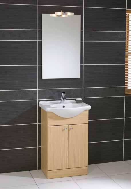 Alternative handle selection available. Soft close door option. AT56DF AT66DF AQUIS AQUIS AQUIS AQUIS AQUIS AQUIS ILLUMINATED MIRROR AQUIS 500 500 530 530 480 MIRROR OPTIONS: All Mirrors conform to B.