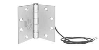 PTH Series Power Transfer Hinge LZK see page 94 for ordering information F 10B Listed for 3hr Fire Rated Door PTH x 5 Ft Cable PTM Heavy Duty Series