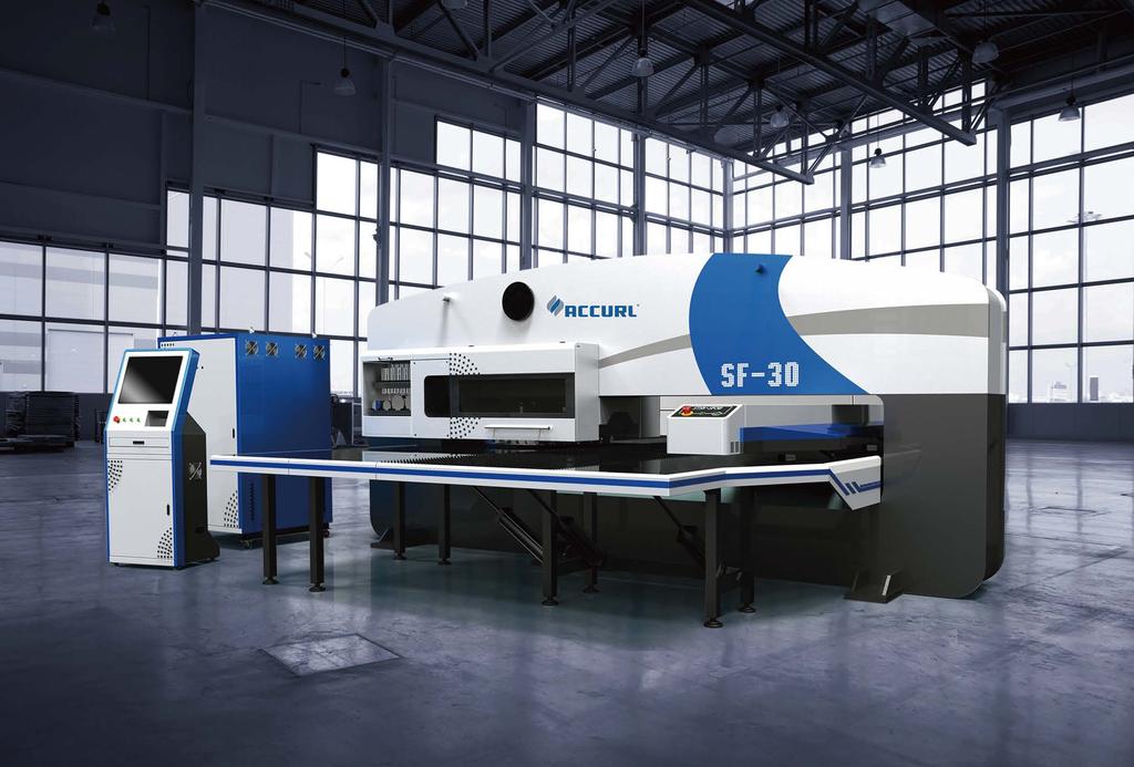 ACCURL HYDRAULIC CNC PUNCH PRESS SMART-FAB P SERIES Accurl MAX-SF Series CNC Punch Press is the newly developed Multi Index Tools Turret Punch Press equipped with advanced Servo System, introduced by