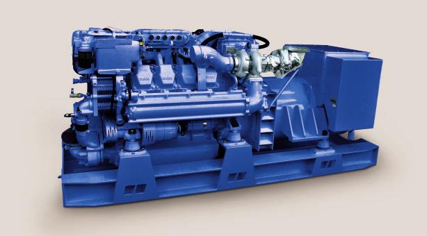 Gensets 310 870 kwe with MTU Series 2000 Standard scope of supply and options: Engine Series 2000 Air- or water-cooled alternator (50/60 Hz, 400 690 V) MTU designed baseframe for rigid installation