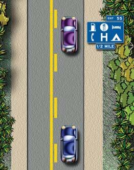 Section 3: Safe Driving When you plan to turn, signal three or four seconds, 100 feet, ahead of your turn.