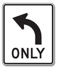 It tells you that the traffic turning left at a green light does not have the right-of-way and must yield to traffic