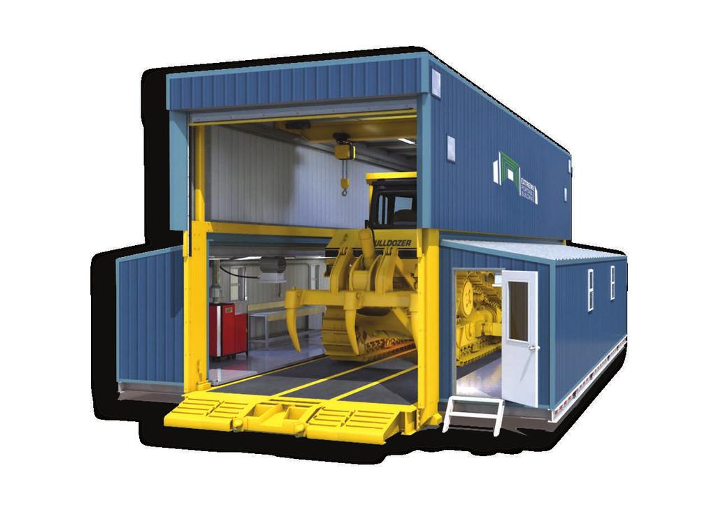 APPLICATIONS Portable buildings & portable structures Until now the traditional offering for portable work facilities has included light duty office trailer type products, soft sided tent like