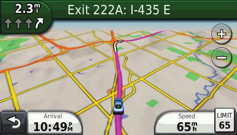 Kaardileheküljed Kaardileheküljed Kaardi vaatamine navigeerimise ajal teekonna uuesti ja annab uued juhised. Teedel liikudes võib ekraanile ilmuda kiiruspiirangu ikoon.