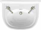 34 ARCADE 900MM BASIN WITH OVERFLOW & THREE TAP HOLES ARC900 3TH was 613.
