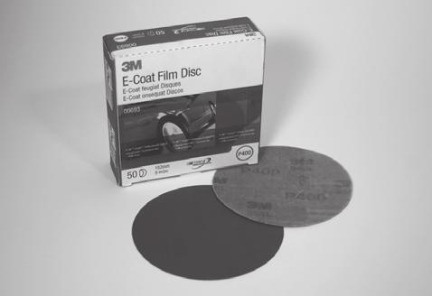 3M E-Coat Film with 3M Hookit II Attachment System Gray in color.