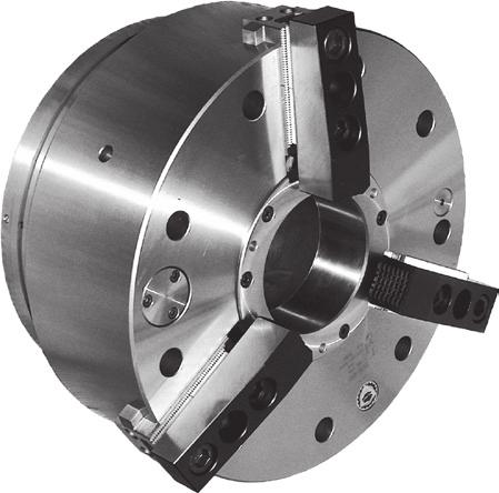POWER CHUCKS WITH PNEUMATIC CYLINDER Type 00 h g xm8 O U C T The chucks may be used with lathes with the spindle allowing the mounting of two chucks at it's both ends.