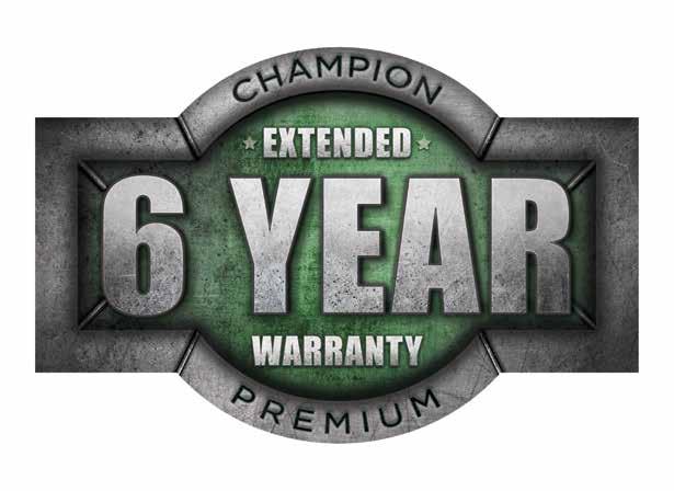 The Premium Extended Warranty also provides an extra 12 months coverage on the package for a total of 24 months. See Premium Warranty form BU-28 for complete extended warranty details.