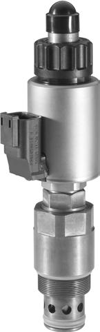 Proportional pressure relief valve, pilot-operated, with anti-cavitation function, decreasing characteristic curve Type KBVS.2DB RE 18377 Edition: 11.