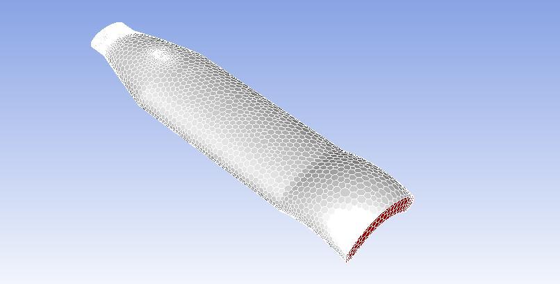 2.2.2 Fuel injector location Figure 4. Side View of Elliptical Combustion 2.2 Analysis of the combustors The meshed models were imported to ANSYS FLUENT for the combustion simulation.