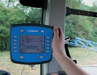 In the field the user chooses the desired application quantity per hectare.