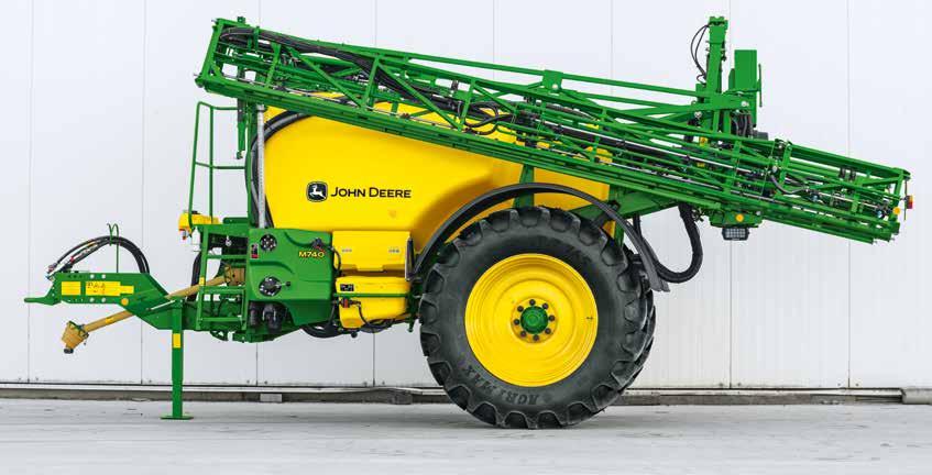 16 M700 Trailed Sprayers Transport Transport: built for speed and stability A B C E With its low centre of gravity and even weight distribution, the on-road performance of the M700i is exemplary.