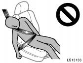 Sit up straight and well back in the seat, distributing your weight evenly in the seat.