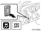LS17028a When getting the vehicle out of mud or newly fallen snow, etc., turn off the vehicle stability control system.