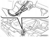 Connect the clamp at the other end of the negative (black) jumper cable to a solid, stationary, unpainted, metallic
